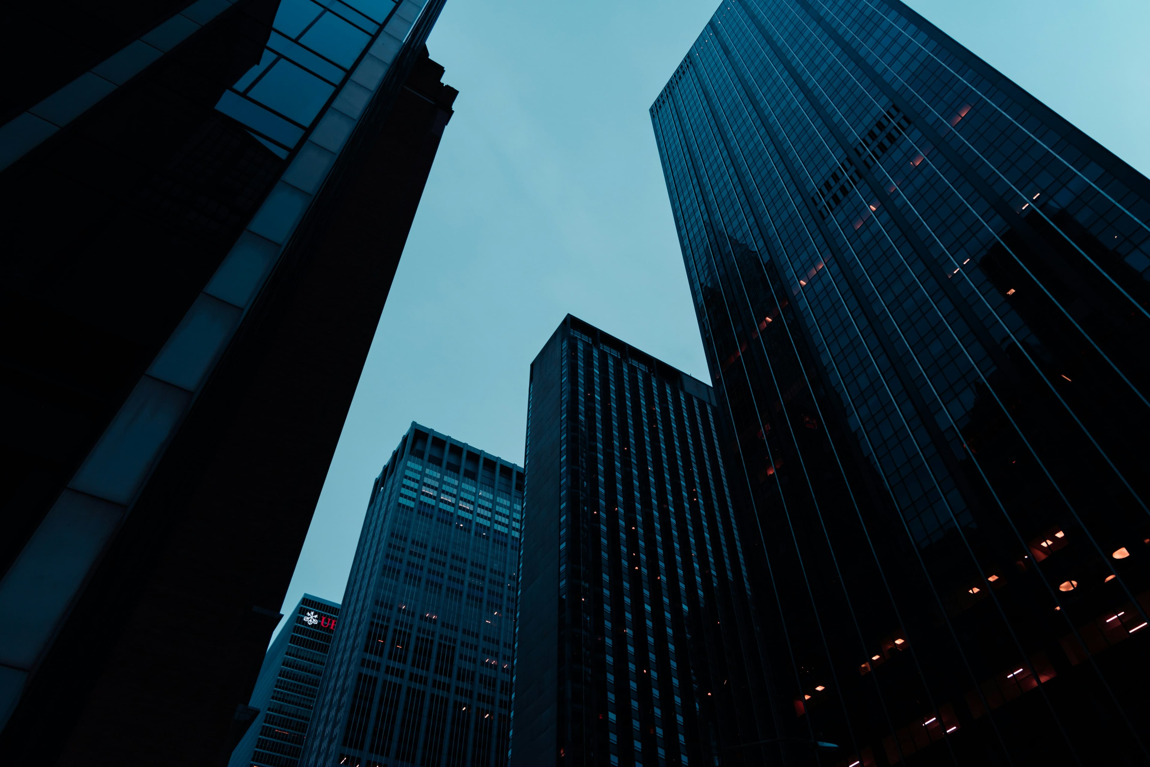 Contemporary urban skyline